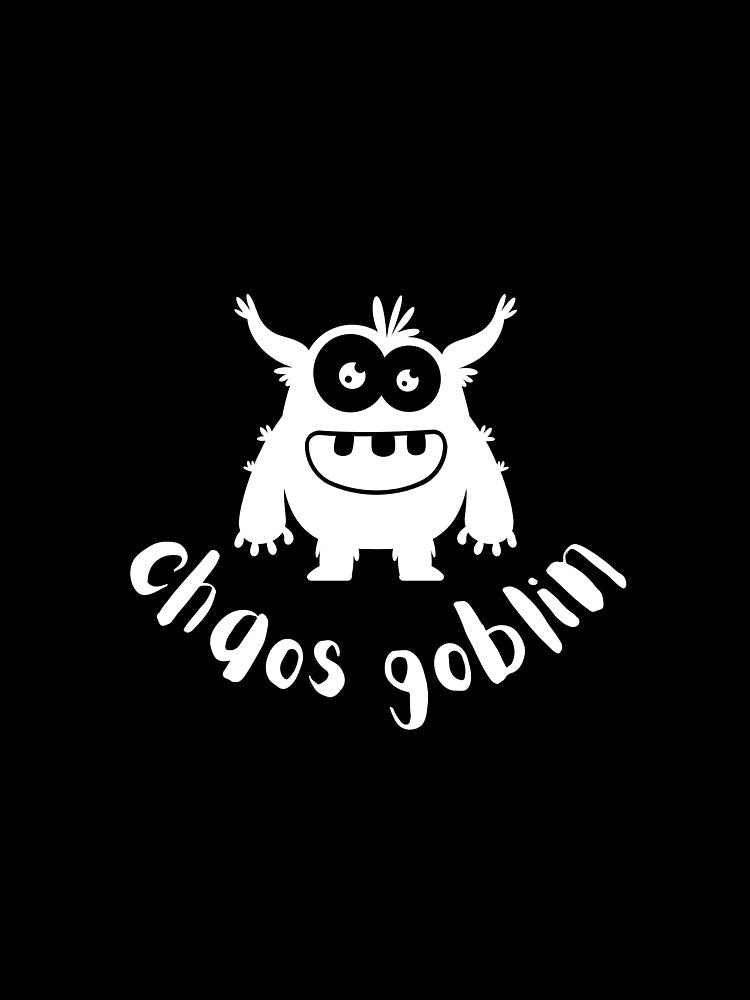 chaos goblin (white) by nicolechaffey