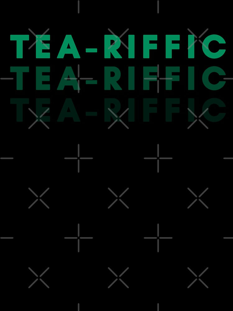 Retro Faded Tea-riffic Matcha Typography by LekkieStudioArt