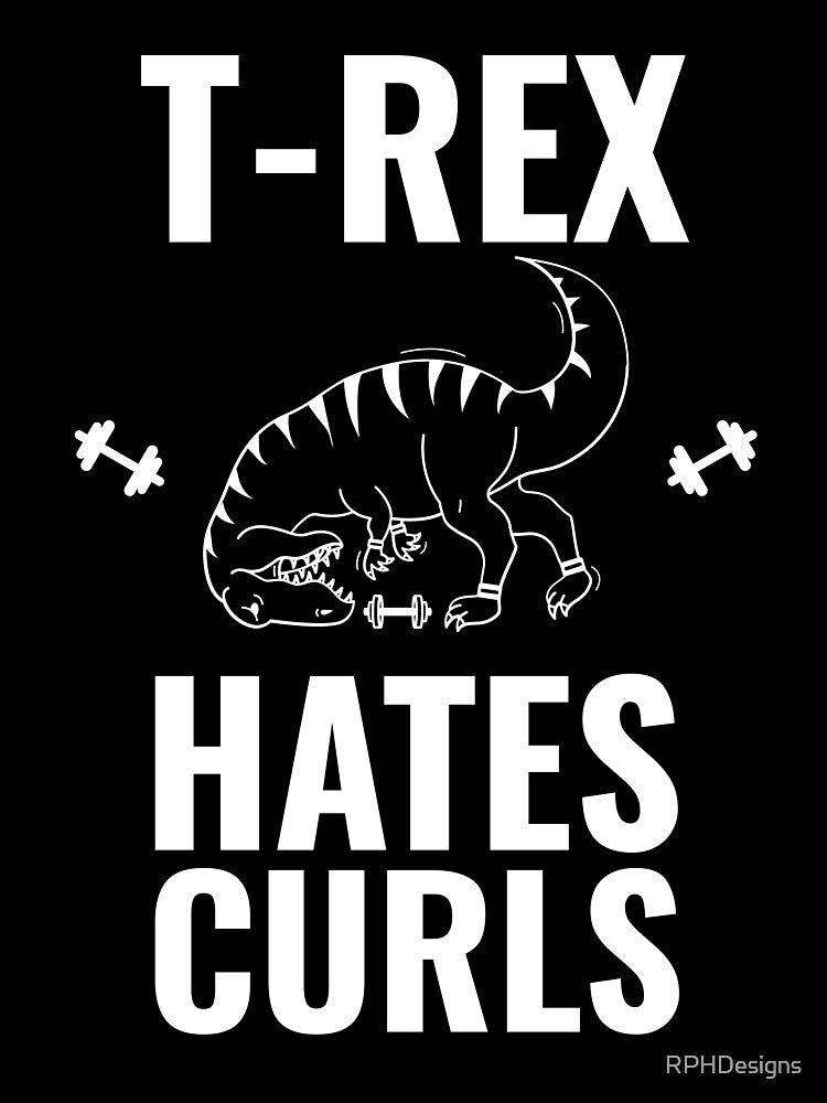 t-rex hates fitness by RPHDesigns