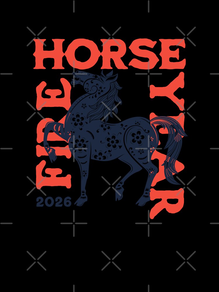 Year of the Horse 2026 | Chinese Zodiac Horse | Lunar New Year Gift | Chinese New Year Gift for Her | Chinese astrology by MakitoDesign