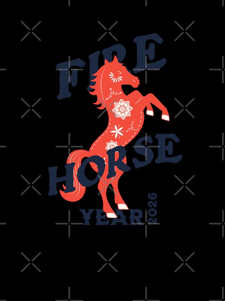 Horse Year 2026 | Chinese Zodiac Horse | Lunar New Year Gift | Chinese New Year Gift for Her | Chinese astrology by MakitoDesign