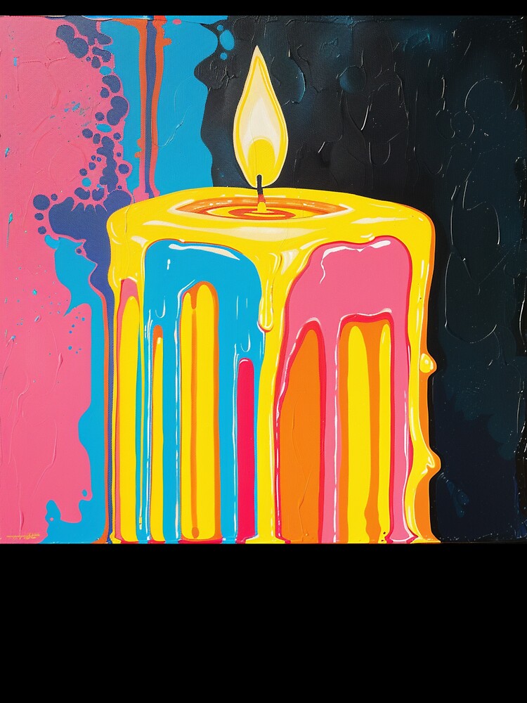 Candle Pop Art 3 by AstroRisq