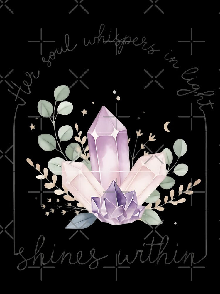 Her Soul Shines Within – Crystal Light Feminine Energy Design by Furr-n-Purr