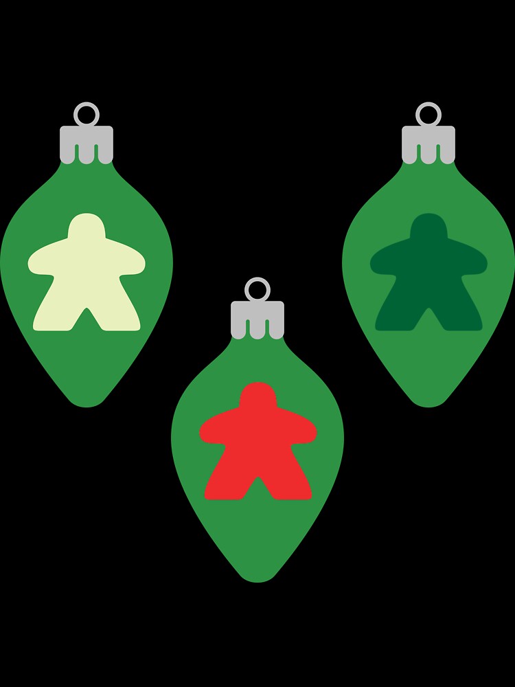 Meeple Board Game Christmas Ornament Pattern by BeamGeeks