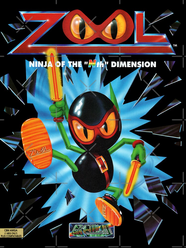 Zool - Classic Retro Gaming Amiga Cover by dbatista