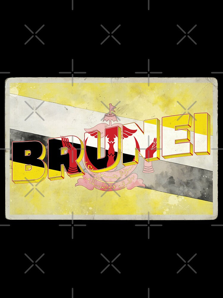 Brunei Vintage style retro souvenir by DeveloperProp0