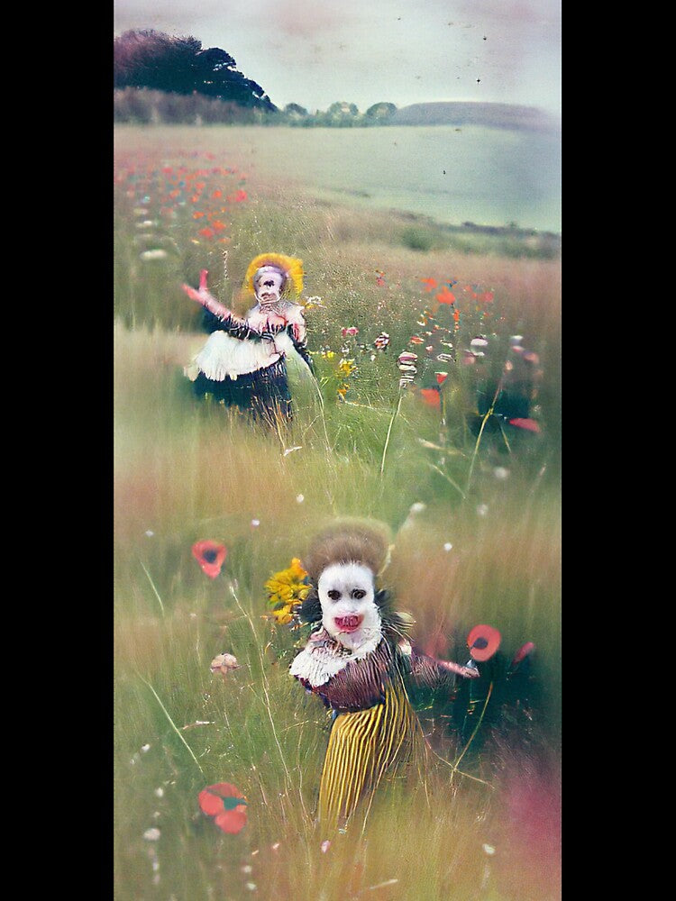 I'm sorry the AI made this scary clown face by kiertwice