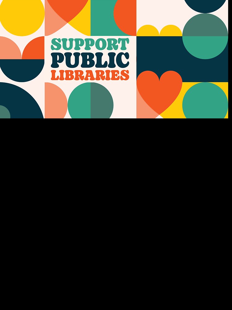 Support Public Libraries Library Lover Gift by Gems-Canvas