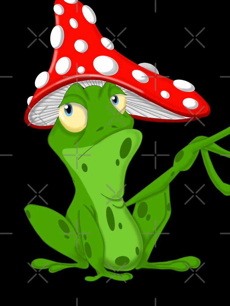 Frog With Mushroom by TheEndDesign