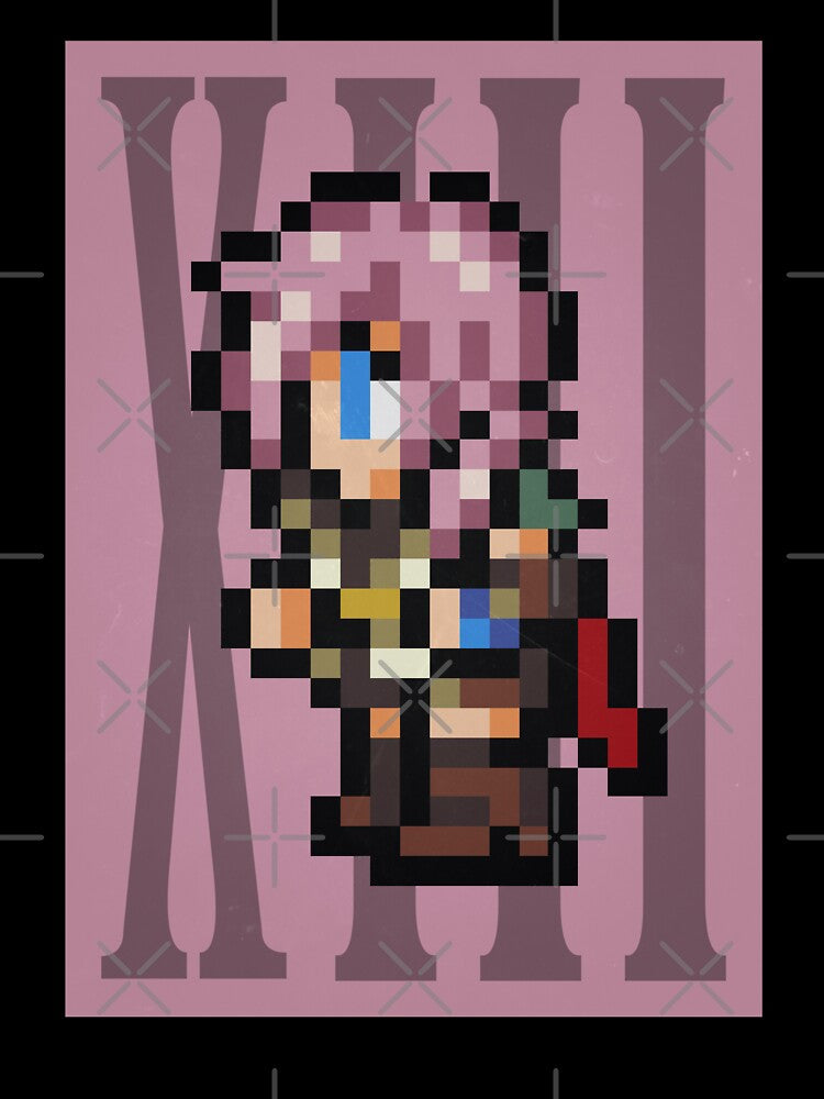 Final Fantasy XIII - Lightning Sprite by SpriteZone