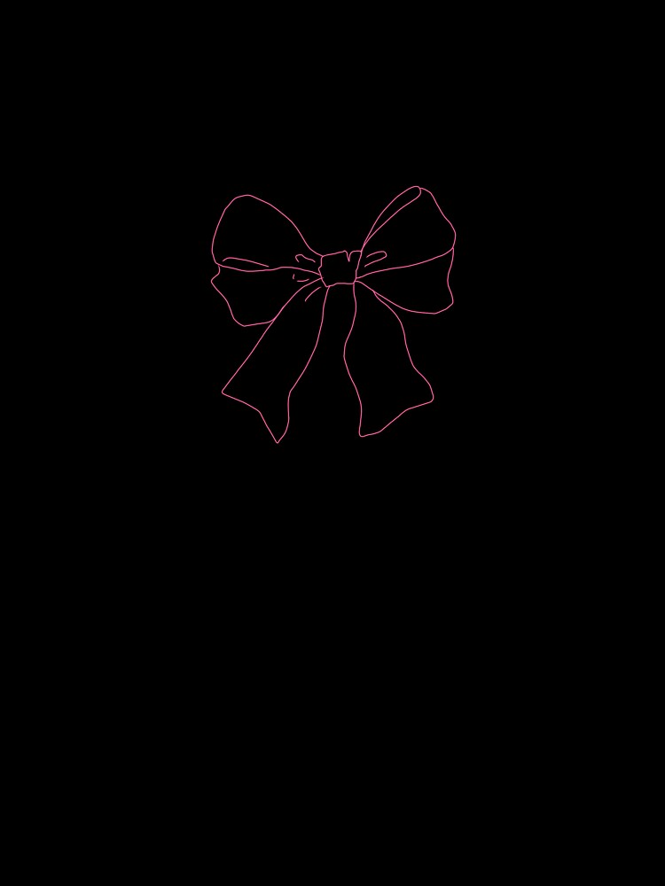 Pink bow by Kina2716