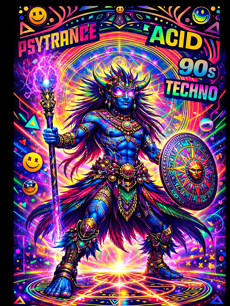 Neon Rave Shaman – Psytrance Acid 90s Techno by Dominik1994