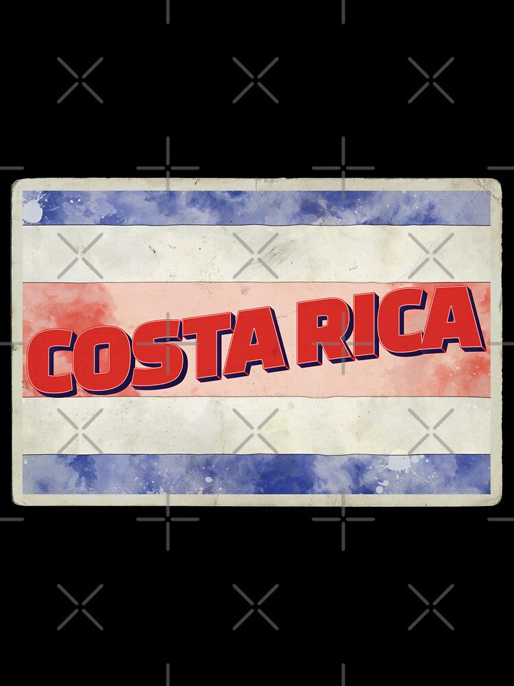 Costa Rica Vintage style retro souvenir by DeveloperProp0