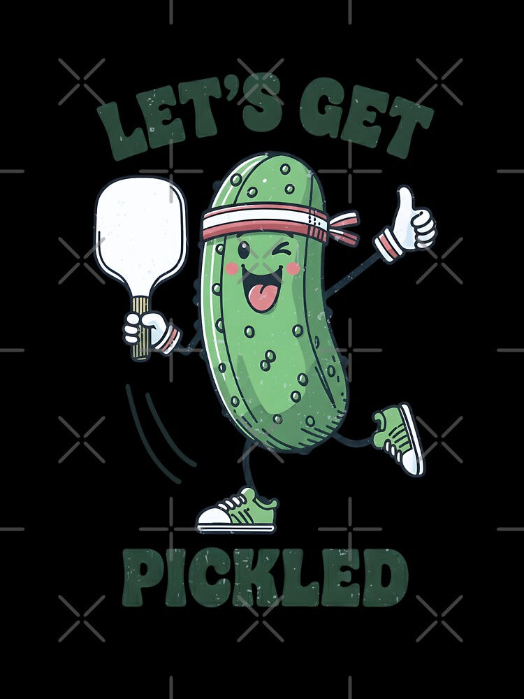Let's Get Pickled Cute Pickle Character by HowToCanadian