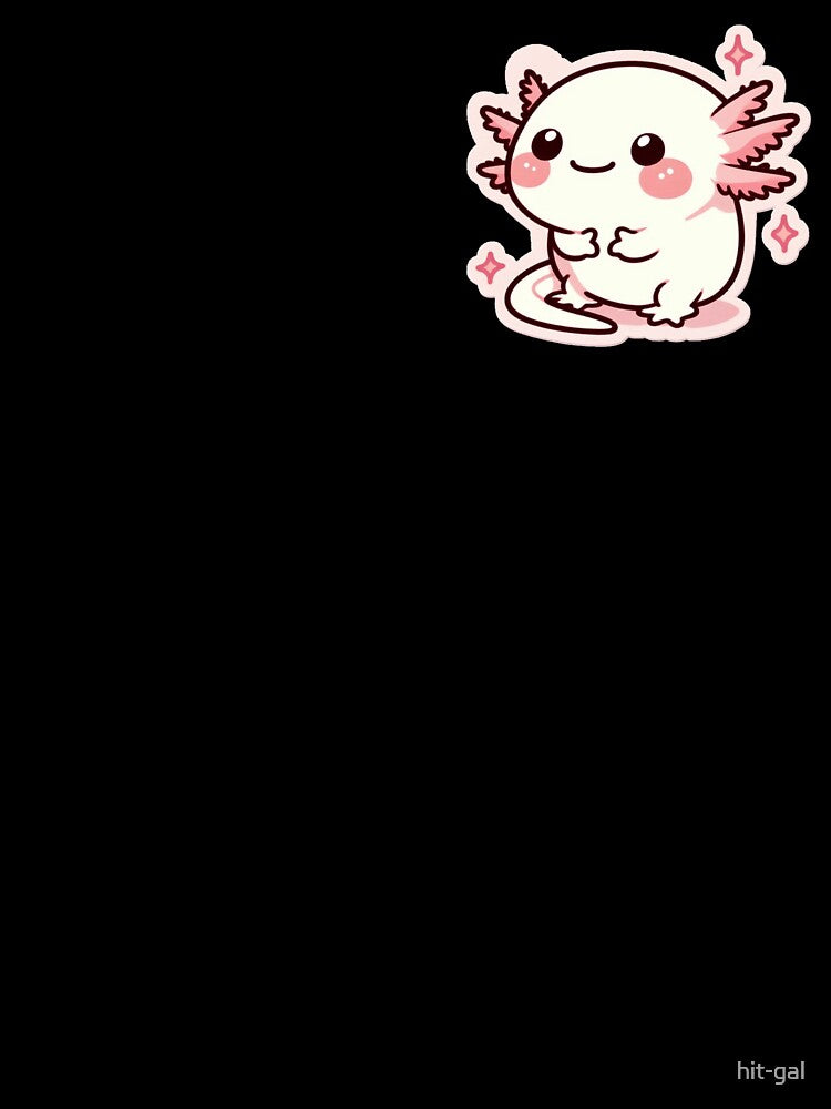 Tiny Axolotl blushing by hit-gal
