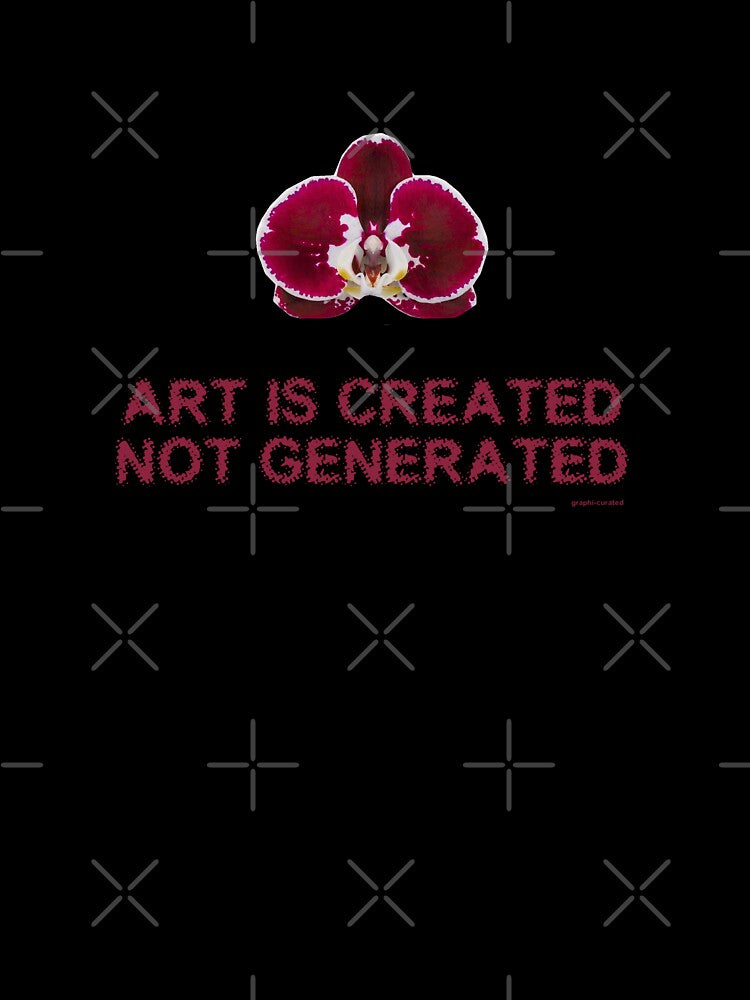 art is created not generated by graphi-curated
