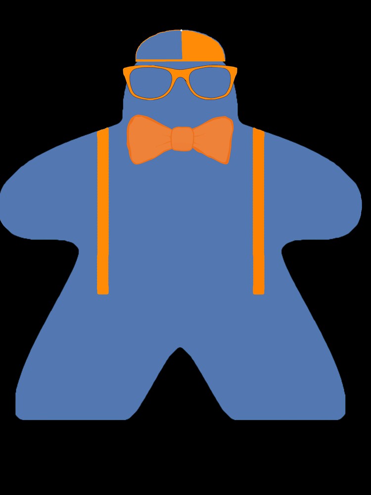 Blue/Orange Meeple by Narellish