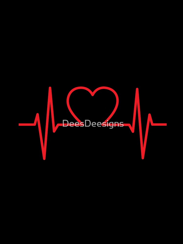 Veterinarian Pet Paw Heart Life Line by DeesDeesigns