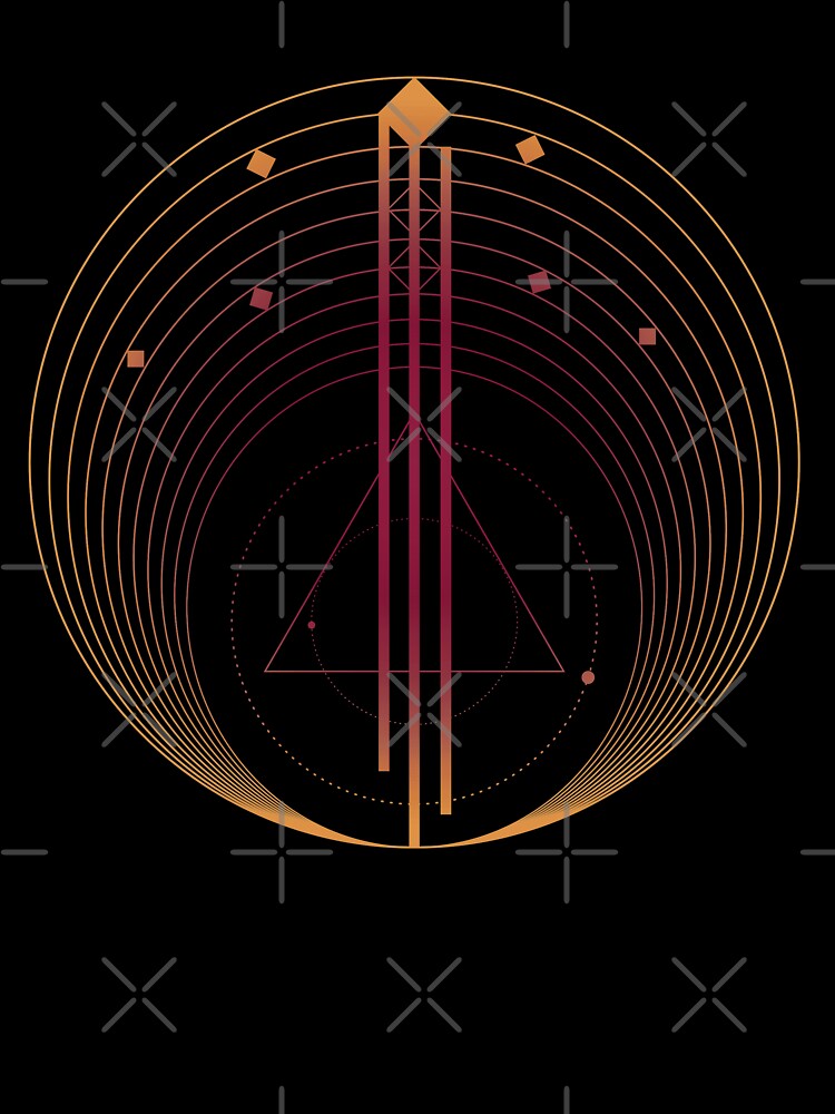 Galaxy abstract geometric cool by Carolina Salazar