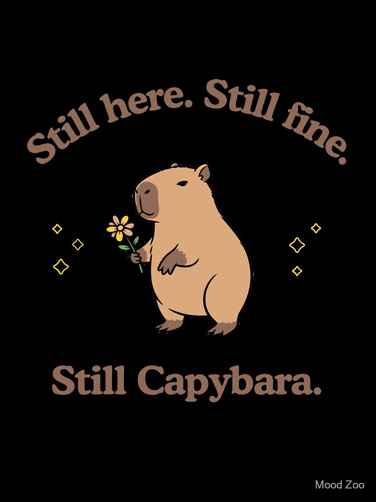 Soft Life Capybara by Mood Zoo