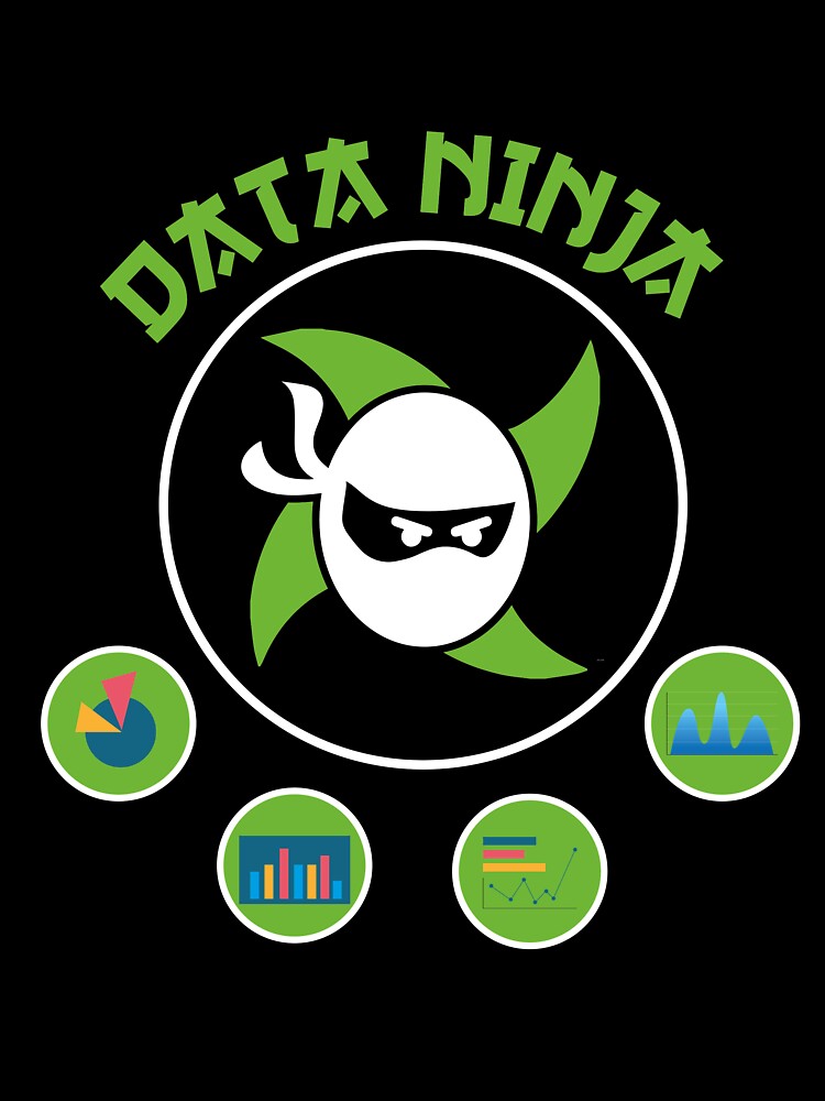 Data Ninja Funny Data Pun Data scientist and Data Science by Rzelemenz
