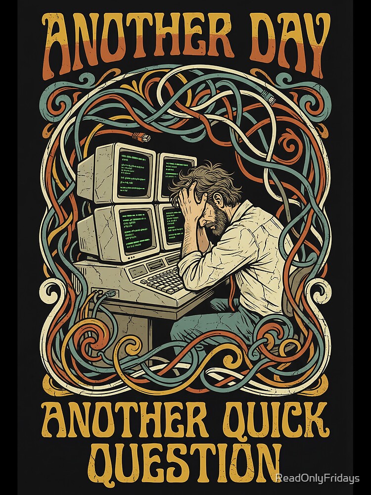 Another Day Another Quick Question Vintage IT by ReadOnlyFridays