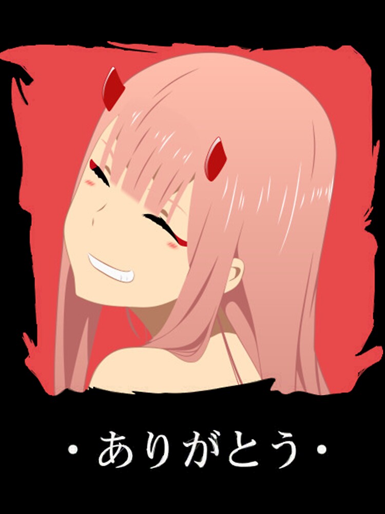 Zero Two from Darling in The Franxx Arigatou | Perfect Gift by sarajuliaka