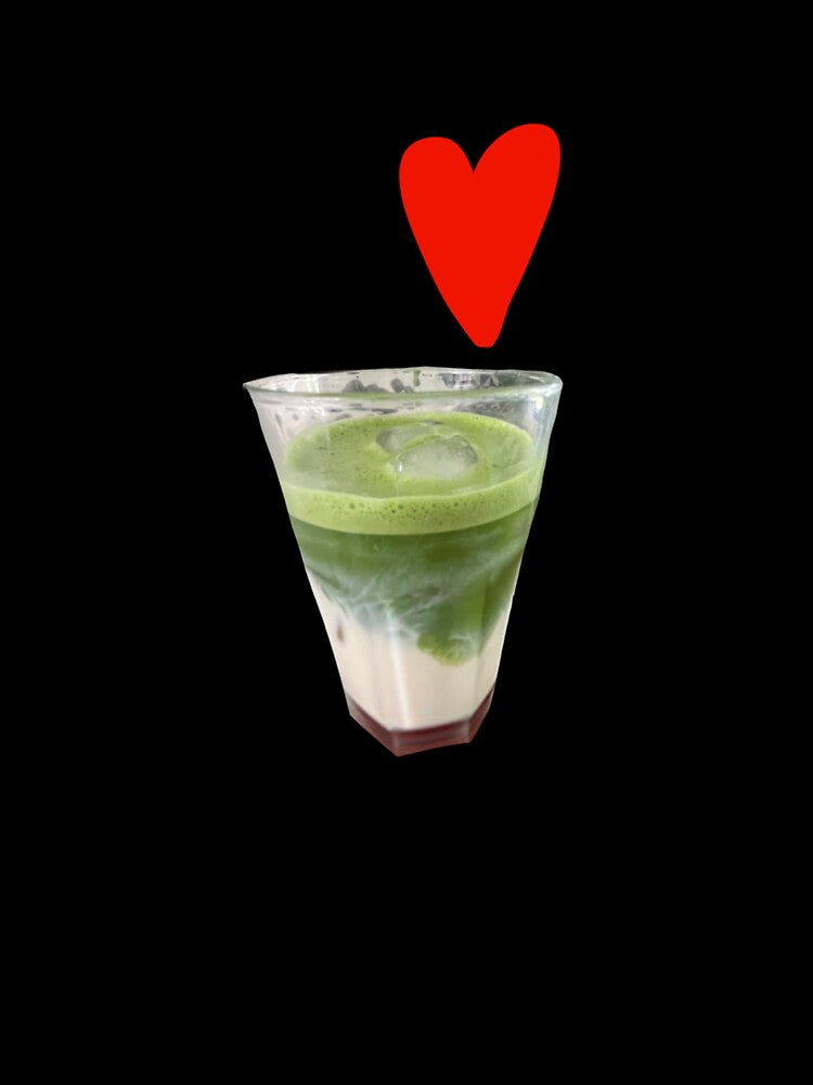 Aesthetic I Heart Matcha Design by lucyjohnsn