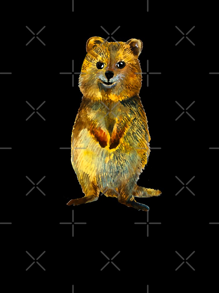 Happy quokka by Lemontreeart63