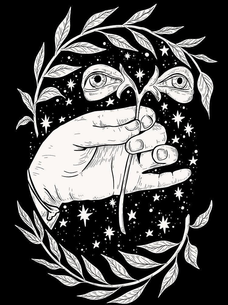 Clairvoyance - Magical Botanical Illustration by Arcane Orchid