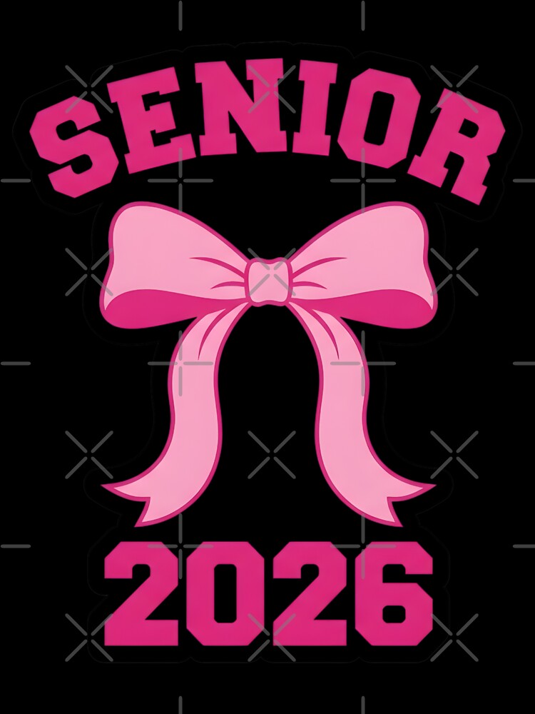 Senior 2026 Coquette Bow Pink - Class of 2026 by Abdeelol