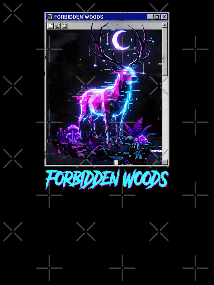 Forbidden Woods Weirdcore Glitch Deer Aesthetic by SplashTastic