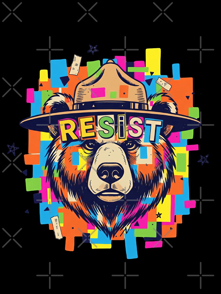Protect Our National Parks Smokey The Bear Park Save Environment Bear Service Stand Strong by SimsimahLaughs