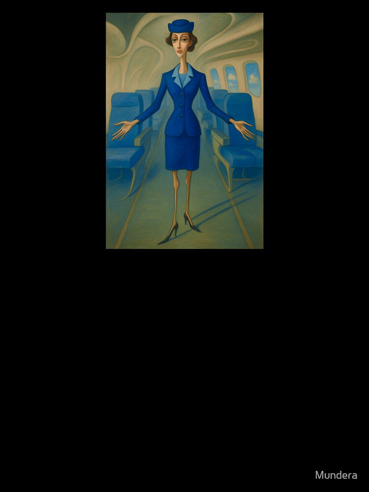Surreal Flight Attendant by Mundera