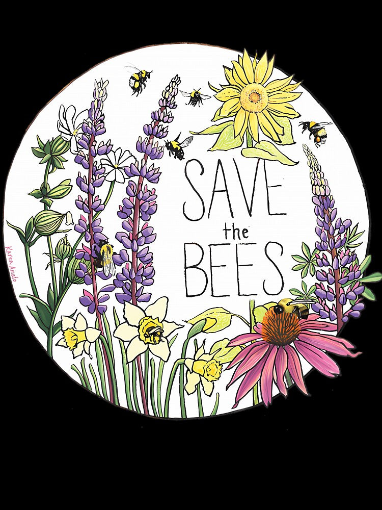 Save the Bees Circle by trbnbhjlni87