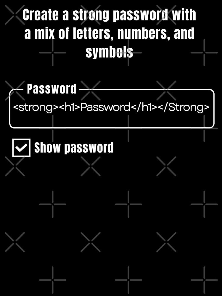 Strong Password Funny Programmer Joke T-Shirt Gift for Developers by cirereyes