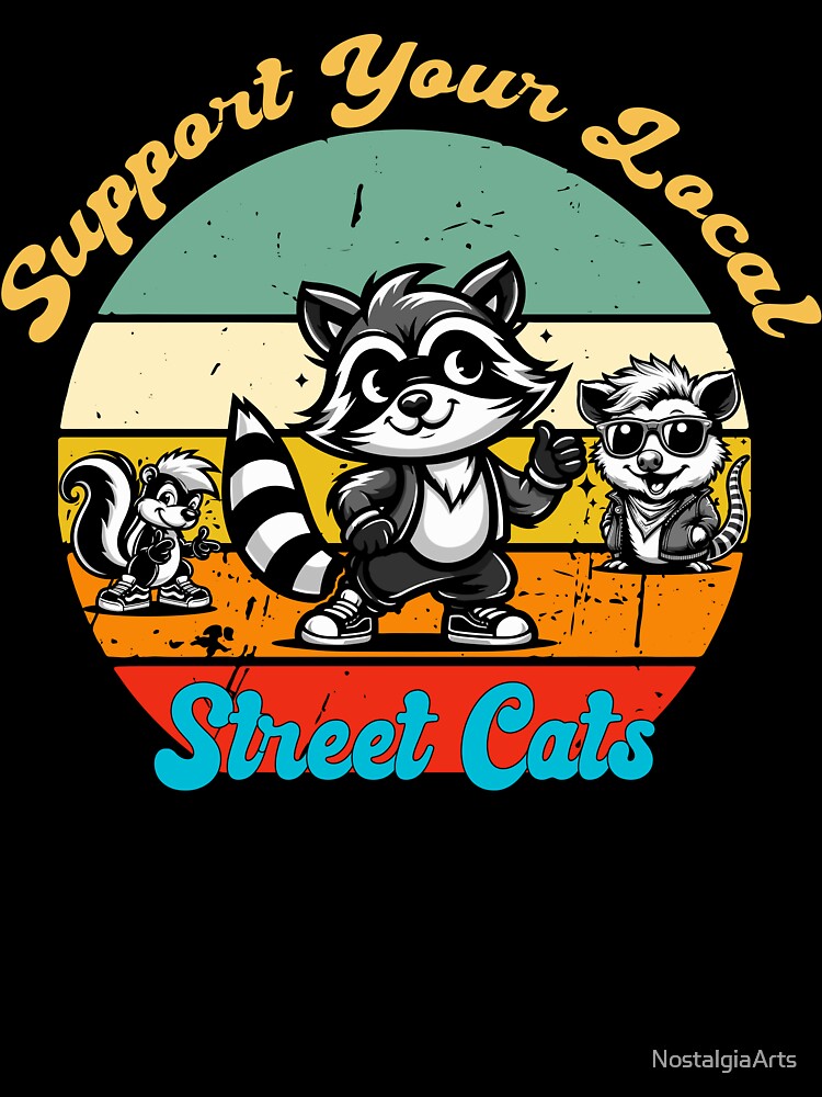Support Your Local Street Cats by NostalgiaArts