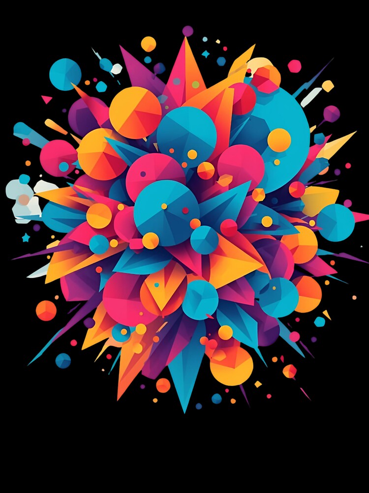 Color Explosion – Abstract Geometric Art Burst by Activity01