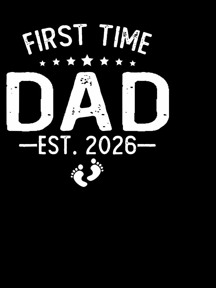 First Time Daddy New Dad Est 2026 Shirt Fathers Day by KaidenceHeple