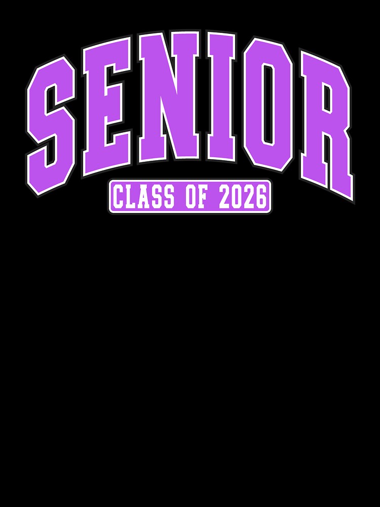 Senior Class of 2026 Purple Graduation Design Gifts by Maniutek