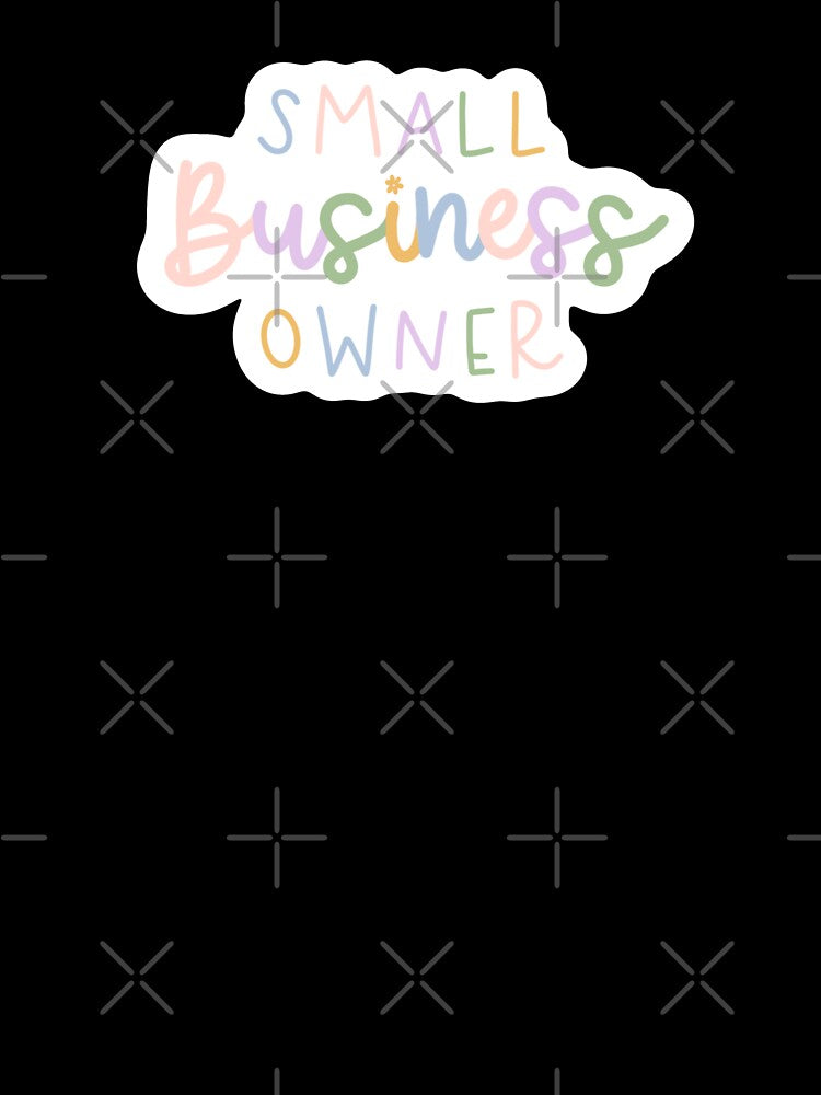 Small Business Owner Floral Lettering Quote by marlyhartranft