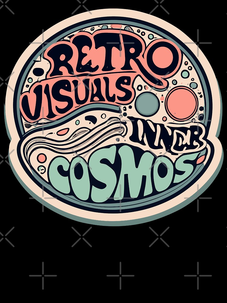 Retro Visuals Inner Cosmos by InkBlvd
