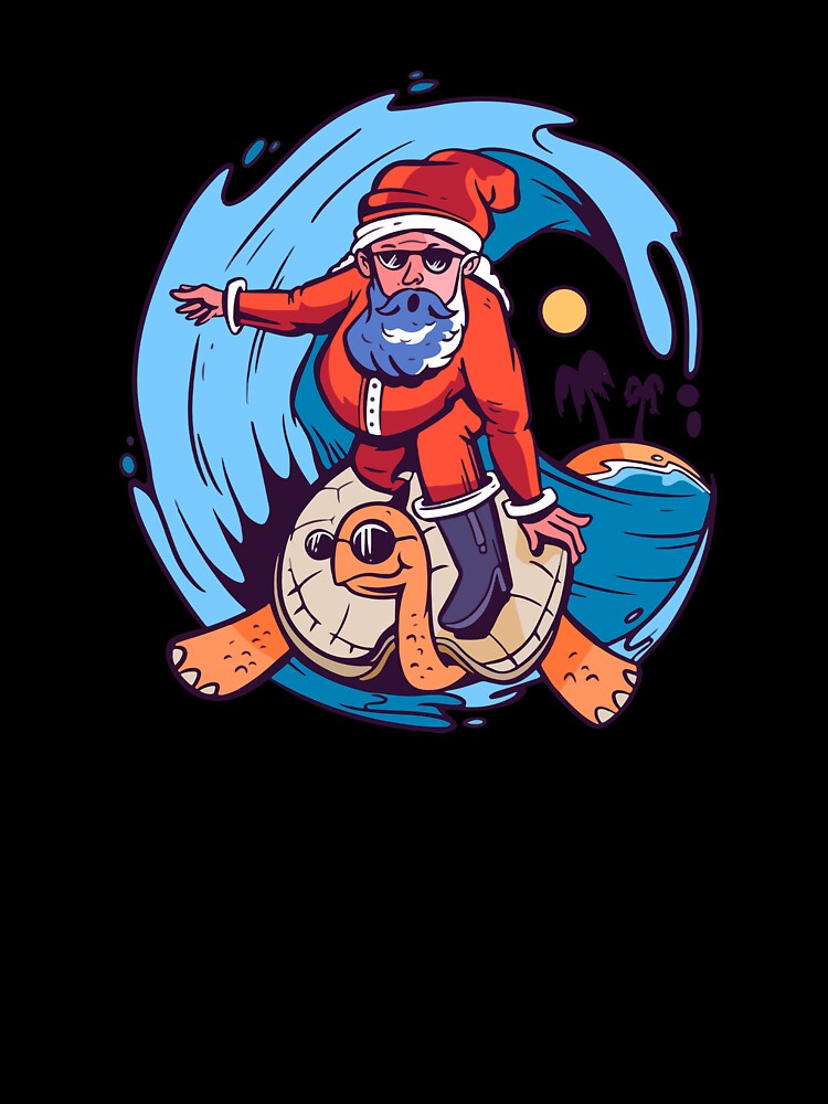 santa Surfing by zaher97