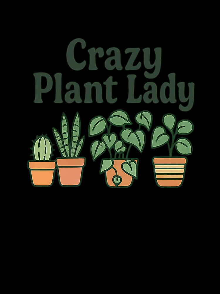Crazy Plant Lady • Succulent & Cactus Sticker • Funny Houseplant Gift for Her by DavidMay
