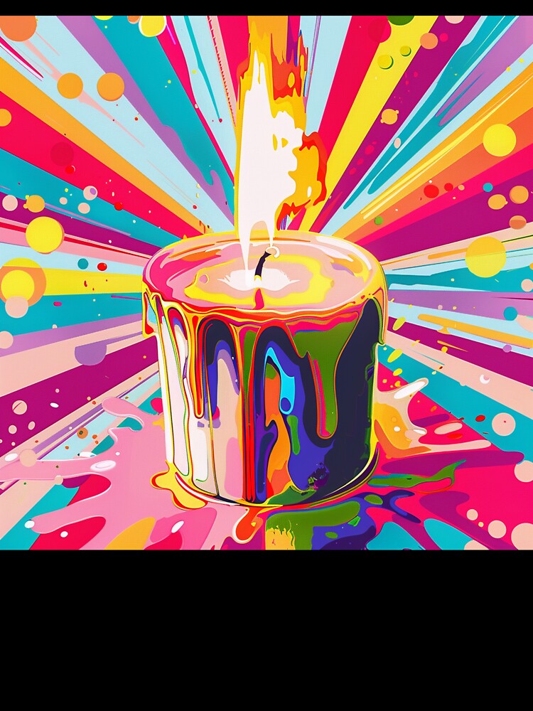 Candle Pop Art 10 by AstroRisq