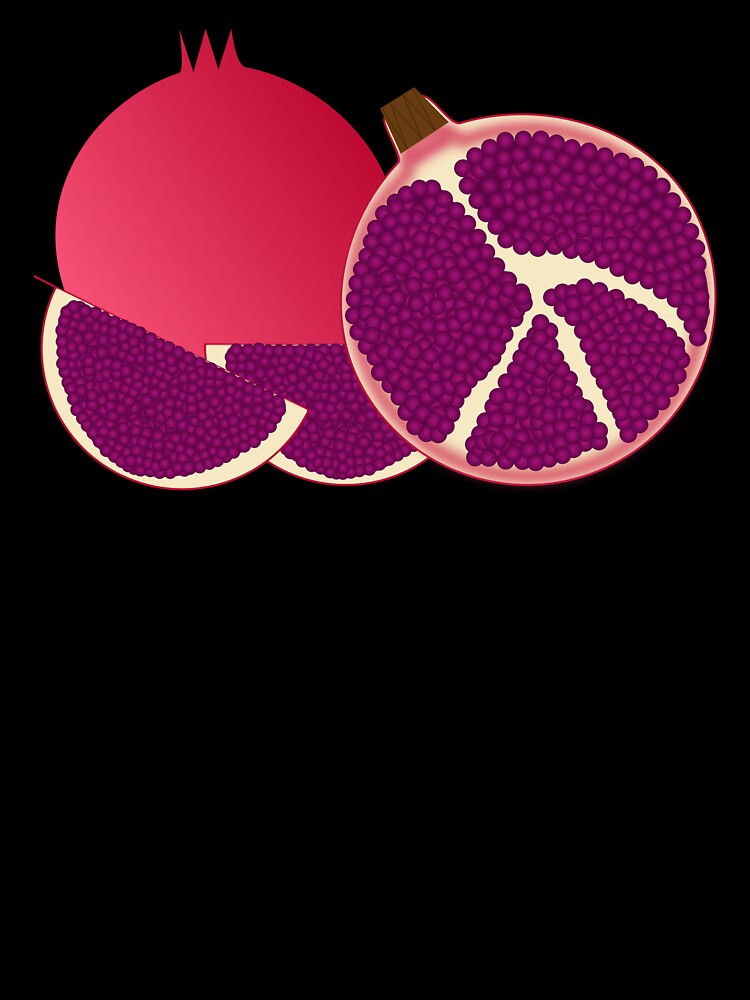 Pomegranates Ilustration by EBParsley