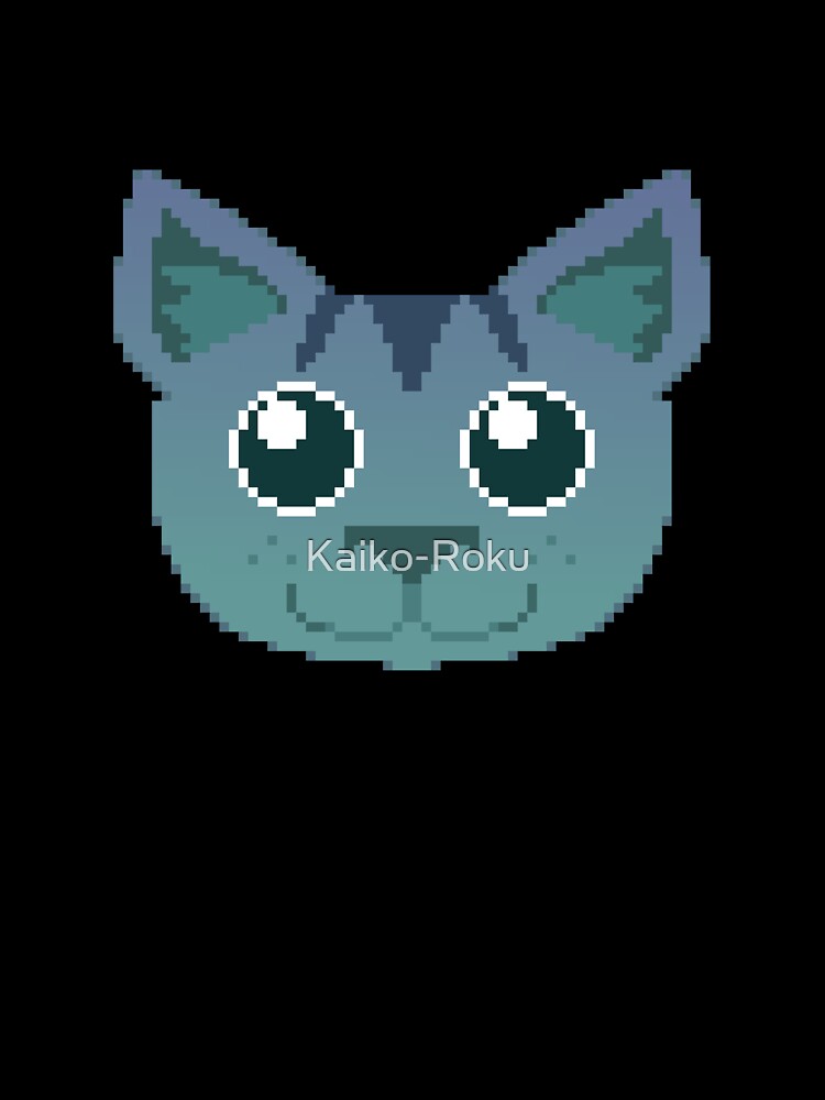 Pixel Art - Big Eyed Cat by Kaiko-Roku
