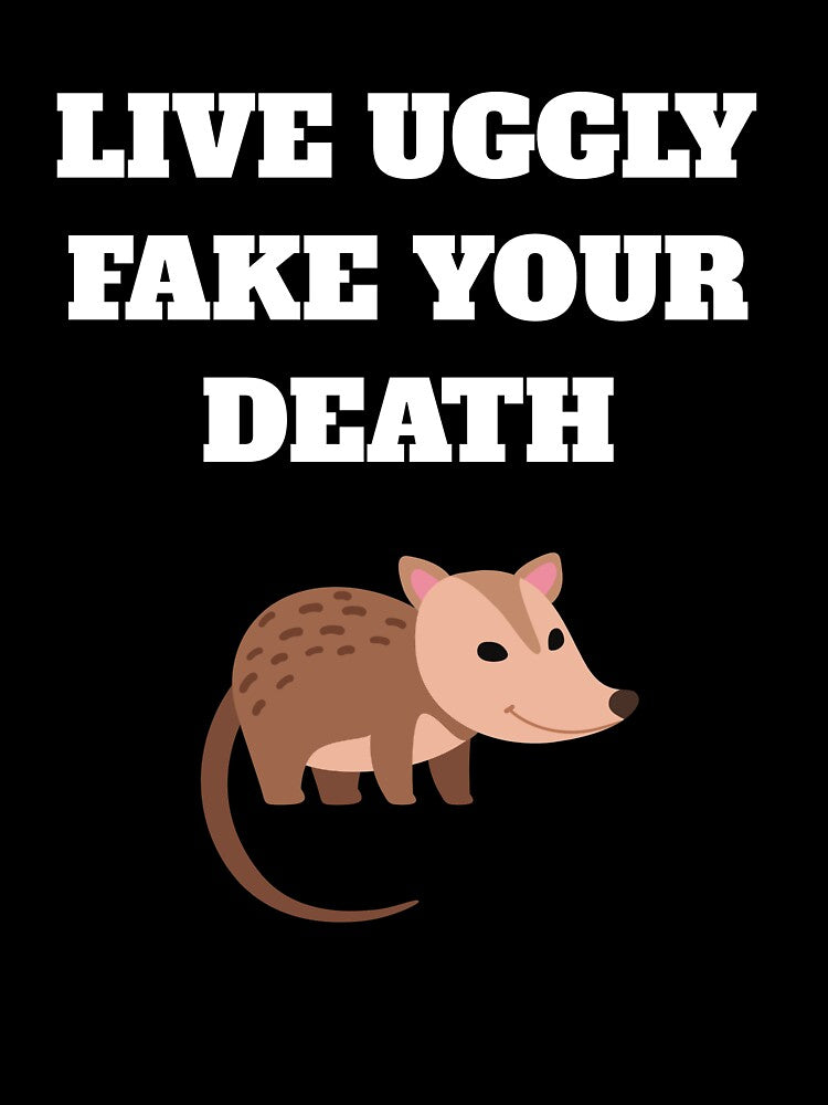 Live Uggly Fake Your Death Opossum by Jeangel97