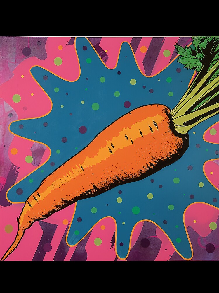 Carrot Pop Art 1 by AstroRisq