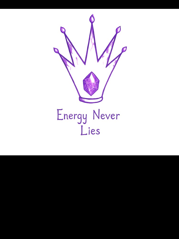 nergy Never Lies – Mystic Crown Art in Violet Tones by VioletVisionn